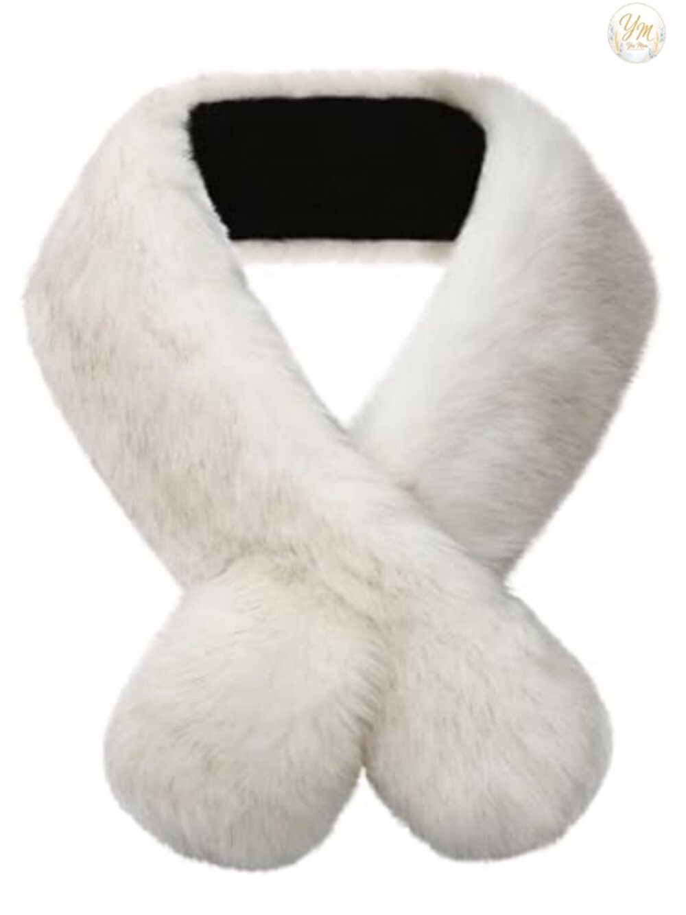 Faux Fur Collar Neck Warmer Scarf Wrap